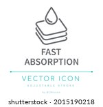 fast absorption line icon.... | Shutterstock .eps vector #2015190218