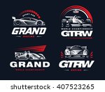 sport cars logo set... | Shutterstock .eps vector #407523265