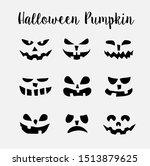 a set of scary halloween | Shutterstock . vector #1513879625