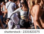 Small photo of Berlin, Germany - July 08.2023: Rave the Planet parade in Berlin. Rave the Planet is an electronic dance music festival and technoparade.