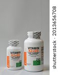 Small photo of Bronson's Vitamin K2 D3. America. This product is much sought after in the Indonesian market during the pandemic. This product is difficult to find in the market due to high demand. Jakarta 25 july 20