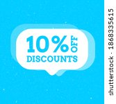 sale 10 percent off badge.... | Shutterstock .eps vector #1868335615