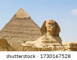 great sphinx and chephren's... | Shutterstock . vector #1730167528