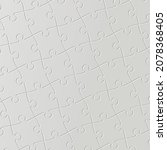 set puzzle pieces. texture... | Shutterstock .eps vector #2078368405