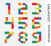 Alphabet From Colorful Brick...