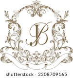 wedding crest jb typography...
