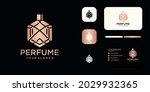 Luxury Perfume Logo With Bottle ...