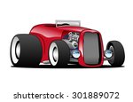 Customized Red Hot Rod Car Free Stock Photo - Public Domain Pictures