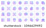outline icon set of data... | Shutterstock .eps vector #1046629492