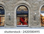 Small photo of Florence, Italy - 29 December, 2023: Facade of Tod's boutique in the center of Florence, Italy