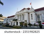 Small photo of Jakarta, Indonesia - August, 24, 2023: The Bank Indonesia Museum is a museum in Jakarta, Indonesia which is a cultural heritage heritage of De Javasche Bank which was first built in 1828.