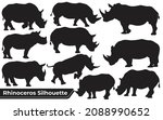 collection of animal rhinoceros ... | Shutterstock .eps vector #2088990652
