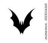 bat  icon vector set .... | Shutterstock .eps vector #2023216265