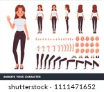 woman character vector design.... | Shutterstock .eps vector #1111471652
