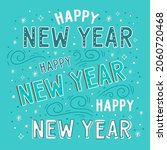 happy new year.  vector... | Shutterstock .eps vector #2060720468