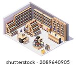 Vector Isometric Supermarket Or ...