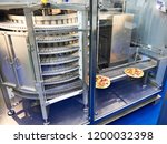 Spiral freezer for food products on exhibition