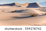Small photo of Early Morning On The Mesquite Flat Sand Dunes. Death Valley National Park, California, USA.