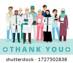 international doctors team.... | Shutterstock .eps vector #1727502838