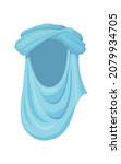 muslim turban. headscarf of... | Shutterstock .eps vector #2079934705