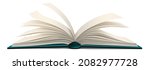open book side view mockup.... | Shutterstock .eps vector #2082977728