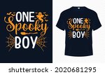 one spooky boy   boy halloween... | Shutterstock .eps vector #2020681295
