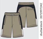 cut and sew men and boys shorts ... | Shutterstock .eps vector #2072997242