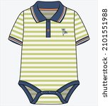 striper bodysuit with contrast... | Shutterstock .eps vector #2101551988