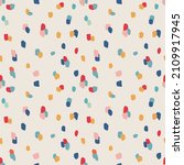 colorful doodle confetti... | Shutterstock .eps vector #2109917945