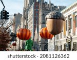 Small photo of New York, NY, USA - November 25, 2021: The 95th annual Macy's Thanksgiving Day Parade in NYC