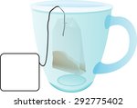 glass with tea | Shutterstock .eps vector #292775402