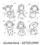 Cute Little Cartoon Fairy Girls....