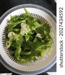 Small photo of Garden salad in a wringer