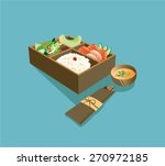 Japanese Box Lunch Sashimi...