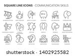 communication skills related ... | Shutterstock .eps vector #1402925582