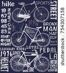 Bike Poster Tee Graphic Design