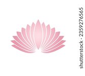 pink lotus water lilly flower icon