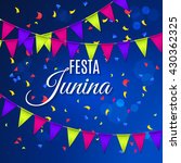 festa junina party greeting... | Shutterstock .eps vector #430362325