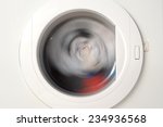 A close up shot of a clothes dryer