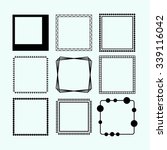 set of frames. vector... | Shutterstock .eps vector #339116042