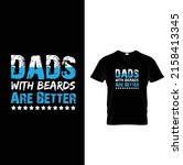 fathers day t shirt design | Shutterstock .eps vector #2158413345