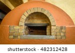 Wood Fire Pizza Oven In An...