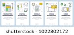 vector set of vertical banners... | Shutterstock .eps vector #1022802172