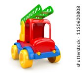 car toy with stairs. 3d... | Shutterstock . vector #1130620808