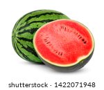 Whole and half watermelon...