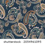 traditional indian paisley... | Shutterstock .eps vector #2054961095
