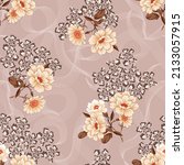 flower seamless pattern on... | Shutterstock .eps vector #2133057915