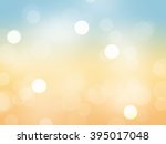 abstract bokeh on blue and gold ... | Shutterstock . vector #395017048