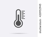 Temperature Flat Vector Icon....