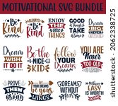 motivational svg bundle... | Shutterstock .eps vector #2062338725